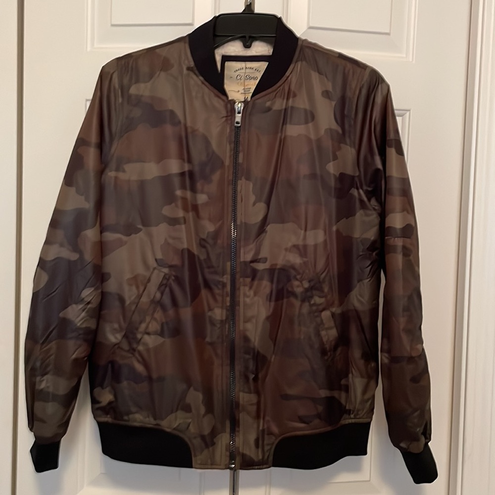 Camo Womens Bomber Style Jacket